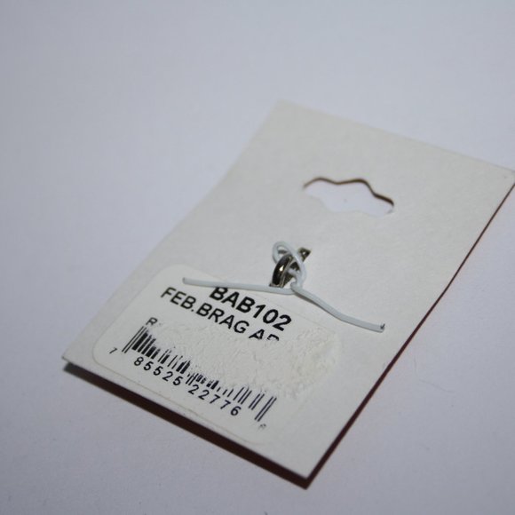 💜✨🔗 Brag Abouts Silver Pendant · February Birthstone · NWT - Picture 4 of 5